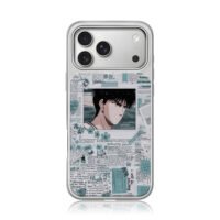 Slam Dunk Rukawa Kaede collage iPhone 17 Pro Max Electroplated Silver Case1