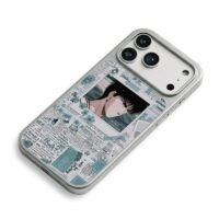 Slam Dunk Rukawa Kaede collage iPhone 17 Pro Max Electroplated Silver Case2