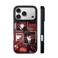 Slam Dunk Rukawa Sakuragi red art iPhone 17 Pro Max Black Case