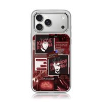 Slam Dunk Rukawa Sakuragi red art iPhone 17 Pro Max Electroplated Silver Case1