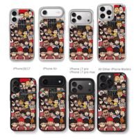 Slam Dunk Shohoku basketball team Chris Brown Phone Case Black Electroplated Silver For Iphone 11 To 17