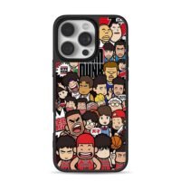 Slam Dunk Shohoku basketball team iPhone 16 Pro Max Black Case