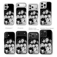 Slam Dunk Shohoku team group photo Chris Brown Phone Case Black Electroplated Silver For Iphone 11 To 17