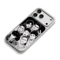 Slam Dunk Shohoku team group photo iPhone 17 Pro Max Electroplated Silver Case2