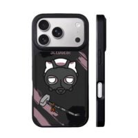 SLEDGEBI cat ear gas mask sledge iPhone 17 Pro Max Black Case