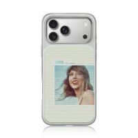 Smiling Taylor Swift 1989 TV photo iPhone 17 Pro Max Electroplated Silver Case1