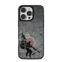 Sniper soldier target wing brick iPhone 16 Pro Max Black Case