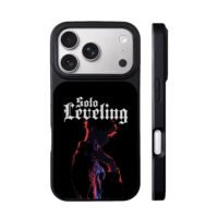 Solo Leveling anime boy sword dark art iPhone 17 Pro Max Black Case