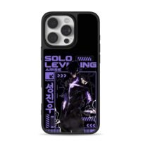 Solo Leveling Arise Sung Jinwoo art iPhone 16 Pro Max Black Case
