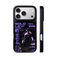 Solo Leveling Arise Sung Jinwoo art iPhone 17 Pro Max Black Case