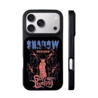 Solo Leveling Shadow Monarch Jinwoo iPhone 17 Pro Max Black Case
