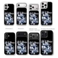 Something fantastic comic girl Chris Brown Phone Case Black Electroplated Silver For Iphone 11 To 17