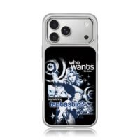 Something fantastic comic girl iPhone 17 Pro Max Electroplated Silver Case1