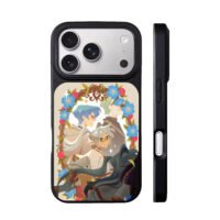 Sousou no Frieren floral wreath art iPhone 17 Pro Max Black Case