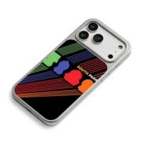 South Park 4 main silhouettes stripe iPhone 17 Pro Max Electroplated Silver Case2
