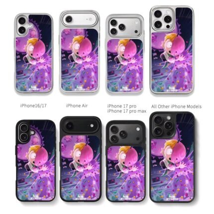 South Park Butters half peach blast Chris Brown Phone Case Black Electroplated Silver For Iphone 11 To 17