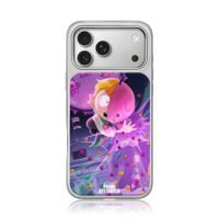 South Park Butters half peach blast iPhone 17 Pro Max Electroplated Silver Case1