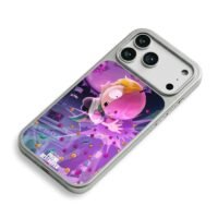 South Park Butters half peach blast iPhone 17 Pro Max Electroplated Silver Case2