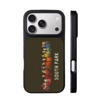 South Park cartoon character lineup iPhone 17 Pro Max Black Case