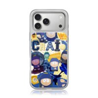 South Park Craig character collage iPhone 17 Pro Max Electroplated Silver Case1