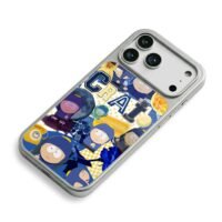 South Park Craig character collage iPhone 17 Pro Max Electroplated Silver Case2
