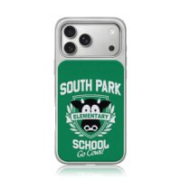 South Park Elementary cow Go Cows iPhone 17 Pro Max Electroplated Silver Case1