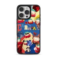South Park Eric Cartman collage iPhone 16 Pro Max Black Case