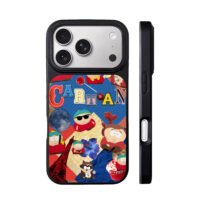 South Park Eric Cartman collage iPhone 17 Pro Max Black Case
