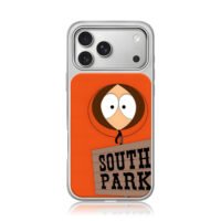 South Park Kenny cartoon orange art iPhone 17 Pro Max Electroplated Silver Case1