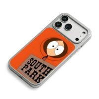 South Park Kenny cartoon orange art iPhone 17 Pro Max Electroplated Silver Case2