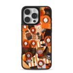 South Park Kenny orange collage iPhone 16 Pro Max Black Case