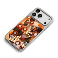 South Park Kenny orange collage iPhone 17 Pro Max Electroplated Silver Case2