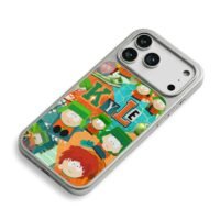South Park Kyle Nike collage iPhone 17 Pro Max Electroplated Silver Case2