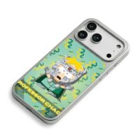 South Park Professor Chaos cartoon iPhone 17 Pro Max Electroplated Silver Case2