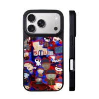 South Park Stan sticker collage iPhone 17 Pro Max Black Case