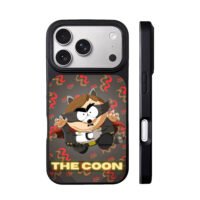 South Park The Coon raccoon pattern iPhone 17 Pro Max Black Case