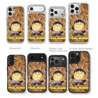 South Park toolshed guy drill belt Chris Brown Phone Case Black Electroplated Silver For Iphone 11 To 17
