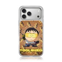 South Park toolshed guy drill belt iPhone 17 Pro Max Electroplated Silver Case1
