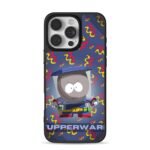 South Park Tupperware flame pattern iPhone 16 Pro Max Black Case