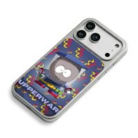 South Park Tupperware flame pattern iPhone 17 Pro Max Electroplated Silver Case2