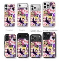 South Park Wendy flower sun collage Chris Brown Phone Case Black Electroplated Silver For Iphone 11 To 17