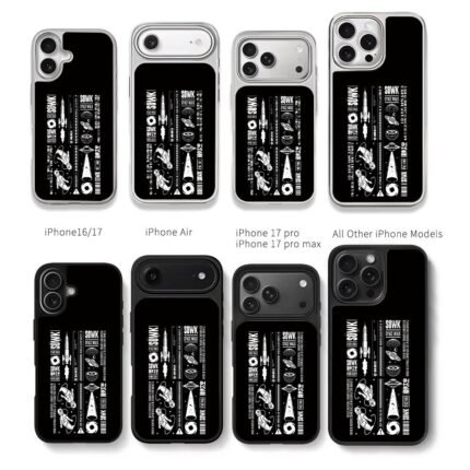 SOWK space walk astronaut rocket Chris Brown Phone Case Black Electroplated Silver For Iphone 11 To 17