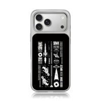 SOWK space walk astronaut rocket iPhone 17 Pro Max Electroplated Silver Case1