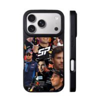 SP Perez F1 Red Bull racing car iPhone 17 Pro Max Black Case