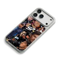 SP Perez F1 Red Bull racing car iPhone 17 Pro Max Electroplated Silver Case2