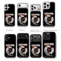 Space explore astronaut galaxy Chris Brown Phone Case Black Electroplated Silver For Iphone 11 To 17
