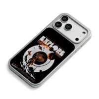 Space explore astronaut galaxy iPhone 17 Pro Max Electroplated Silver Case2