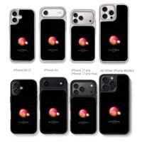 Space planets Music of the Spheres Chris Brown Phone Case Black Electroplated Silver For Iphone 11 To 17