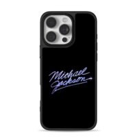 Sparkle Michael Jackson script iPhone 16 Pro Max Black Case