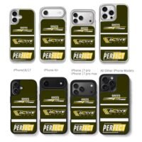 Speed racing active perfect print Chris Brown Phone Case Black Electroplated Silver For Iphone 11 To 17